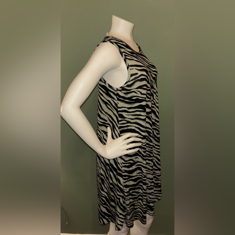 Joe Fresh Black and White Zebra Print Top